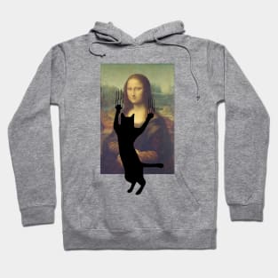 Mona Lisa and the Cat Hoodie